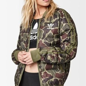 adidas originals camo bomber jacket